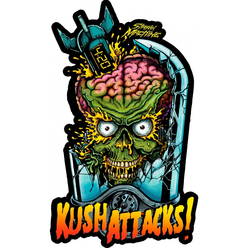 Sticker Ataque Kush