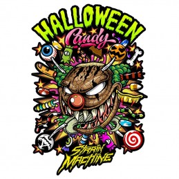 Sticker Halloween Candy